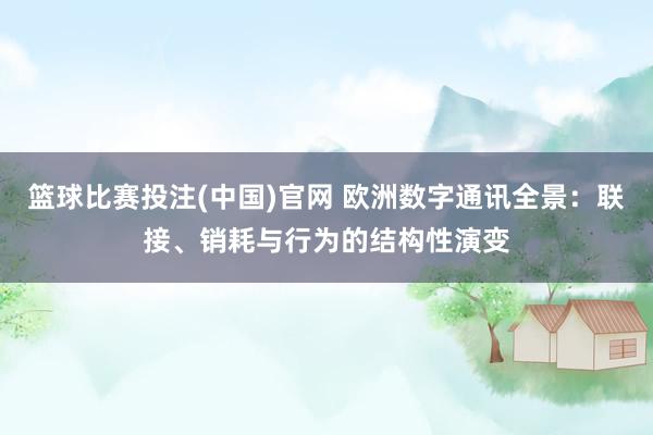 篮球比赛投注(中国)官网 欧洲数字通讯全景：联接、销耗与行为的结构性演变