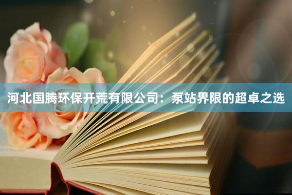 河北国腾环保开荒有限公司：泵站界限的超卓之选